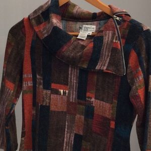 Cozy Vibes! Papillon acrylic multi color sweater dress